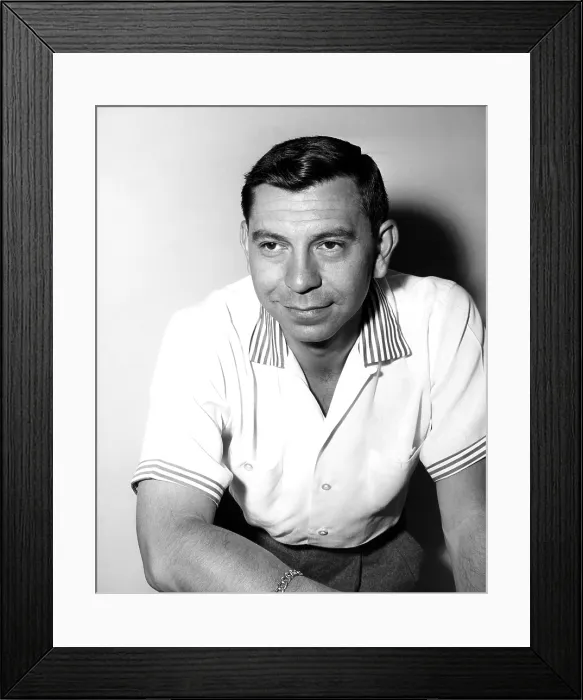 Framed Print : PETE KELLY'S BLUES, director and star Jack Webb, on-set, 1955 Framed Print : PETE KELLY'S BLUES, director and star Jack Webb, on-set, 1955