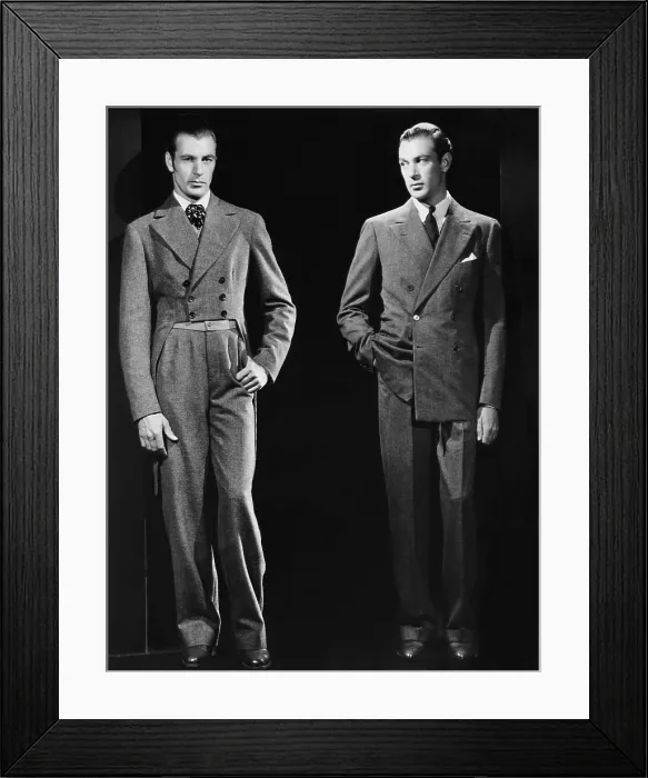 Framed Print : PETER IBBETSON, Gary Cooper, in costume and out, 1935 Framed Print : PETER IBBETSON, Gary Cooper, in costume and out, 1935