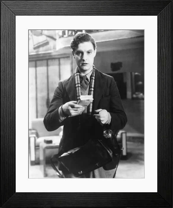 Framed Print : CASH, (aka FOR LOVE OR MONEY), Robert Donat, 1933 Framed Print : CASH, (aka FOR LOVE OR MONEY), Robert Donat, 1933