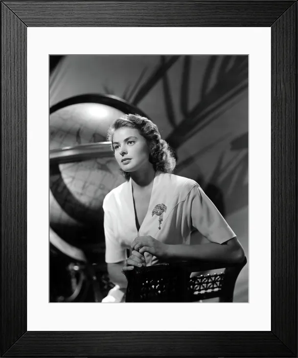 Framed Print : CASABLANCA, Ingrid Bergman, 1942
