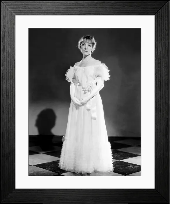 Framed Print : THE WHITE SISTER, Helen Hayes, in a gown by Adrian, 1933