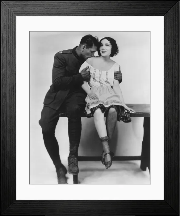 Framed Print : WHAT PRICE GLORY, from left: Victor McLaglen, Dolores del Rio, 1926, TM & Copyright 20th Century Fox Film Corp. / courtesy Everett Collection