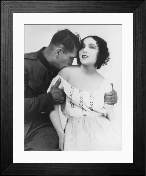 Framed Print : WHAT PRICE GLORY, from left: Victor McLaglen, Dolores del Rio, 1926, TM & Copyright 20th Century Fox Film Corp. / courtesy Everett Collection