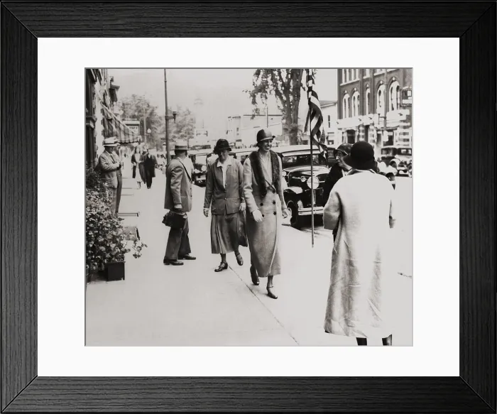 Framed Print : Eleanor Roosevelt with Nancy Cook during FDR's campaign for NYS Governor. 1928 or 1930 (BSLOC_2013_5_200) Framed Print : Eleanor Roosevelt with Nancy Cook during FDR's campaign for NYS Governor. 1928 or 1930 (BSLOC_2013_5_200)