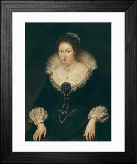 Framed Print : RUBENS, Peter Paul (1577-1640). Lady Aletheia Talbot, Countess of Arundel. 1620. Oil on canvas. SPAIN. Barcelona. National Art Museum of Catalonia