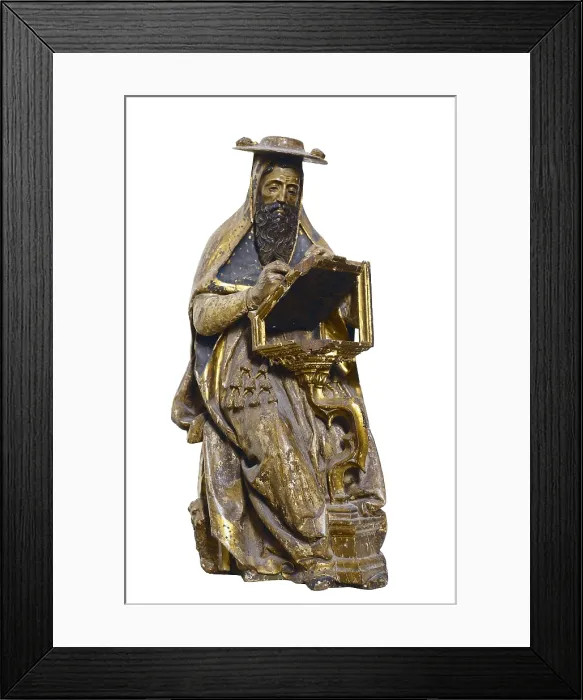 Framed Print : BIGARNY or VIGARNY, Felipe (1475-1542). Saint Jerome. 1503-1508. Renaissance art. Sculpture on wood. SPAIN. Salamanca. University Museum. - J