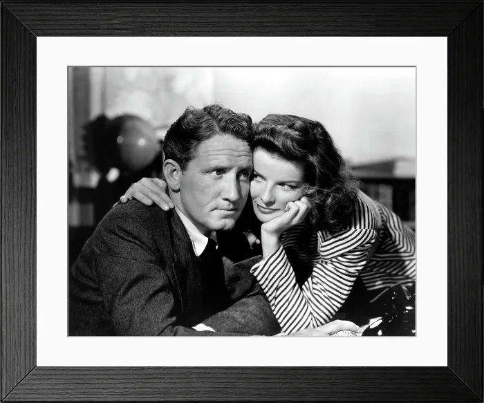Framed Print : WOMAN OF THE YEAR, Spencer Tracy, Katharine Hepburn, 1942 Framed Print : WOMAN OF THE YEAR, Spencer Tracy, Katharine Hepburn, 1942