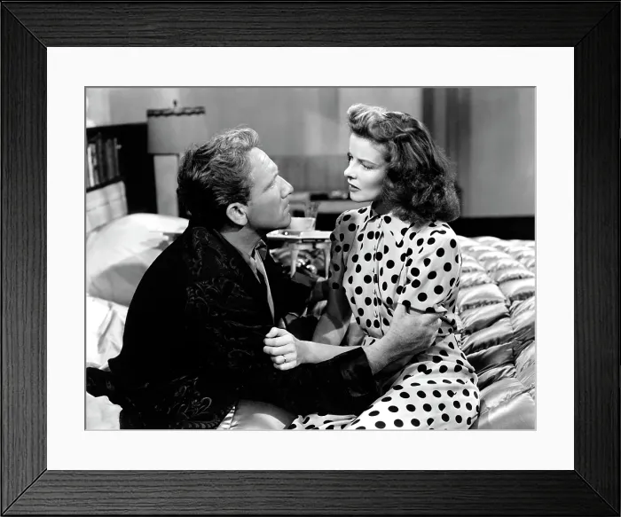 Framed Print : WOMAN OF THE YEAR, Spencer Tracy, Katharine Hepburn, 1942 Framed Print : WOMAN OF THE YEAR, Spencer Tracy, Katharine Hepburn, 1942