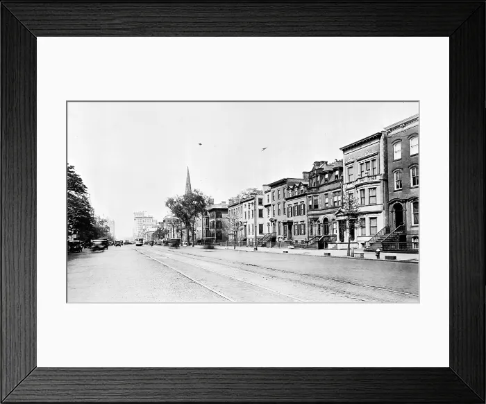 Framed Print : Newark, New Jersey. Broad Street. ca. 1920