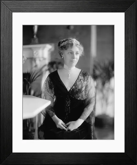 Framed Print : First Lady, Helen Nellie Taft, c. 1910-1912. With the wife of the Japanese Ambassador, she initiated the planting of Cherry Trees around the Tidal Basin in Washington, D.C Framed Print : First Lady, Helen Nellie Taft, c. 1910-1912. With the wife of the Japanese Ambassador, she initiated the planting of Cherry Trees around the Tidal Basin in Washington, D.C