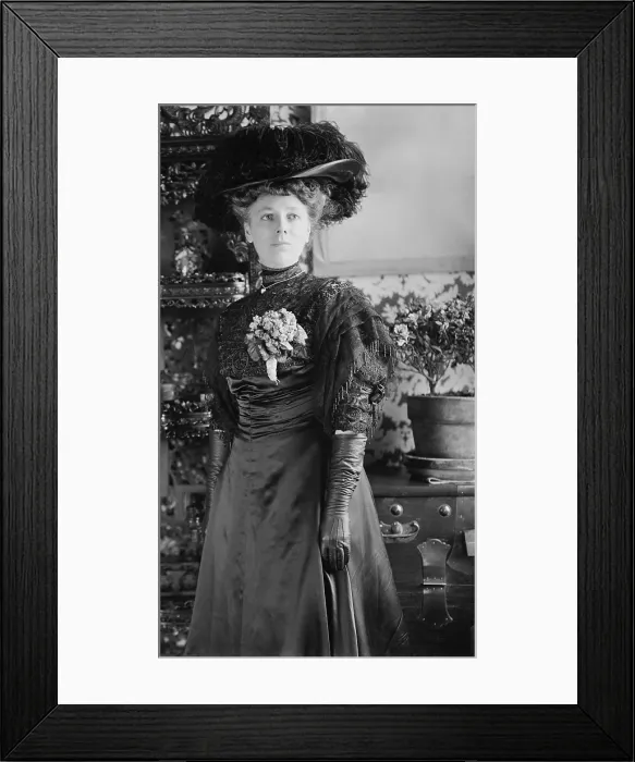 Framed Print : Helen Nellie Herron Taft, wife of William Howard Taft, c. 1905-1912. Her husband served as Theodore Roosevelts Secretary of War and his successor in the Presidency from 1909-1913