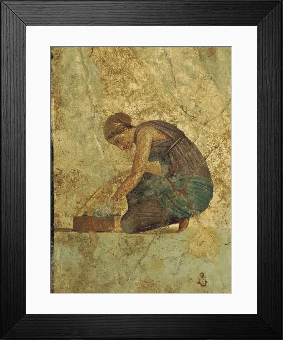 Framed Print : Unknown artist, Mars and Venus, 1st Century b.C