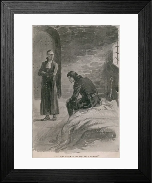 Framed Print : Rev. Samuel Parris, was the most notorious villain in Salem Witch Trials of 1692