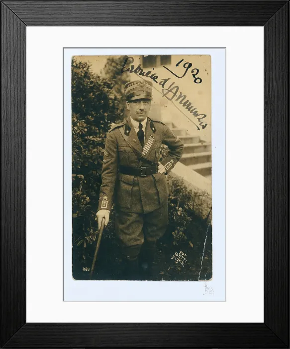 Framed Print : Unknown, Gabriele D'Annunzio, 1920, 20th Century, Unknow, Italy, Piemonte, Turin, Private collection (475467) Everett CollectionMondadori Portfolio**US SALES ONLY** Framed Print : Unknown, Gabriele D'Annunzio, 1920, 20th Century, Unknow, Italy, Piemonte, Turin, Private collection (475467) Everett CollectionMondadori Portfolio**US SALES ONLY**