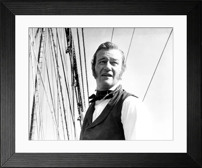 Framed Print : THE BARBARIAN AND THE GEISHA, John Wayne, 1958. TM & Copyright 20th Century Fox Film Corp. / courtesy Everett Collection