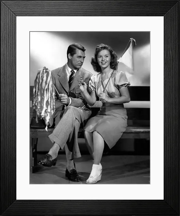 Framed Print : THE BACHELOR AND THE BOBBY-SOXER, Cary Grant, Shirley Temple, 1947