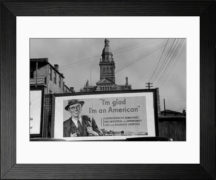 Framed Print : Corporate resistance to FDR's New Deal