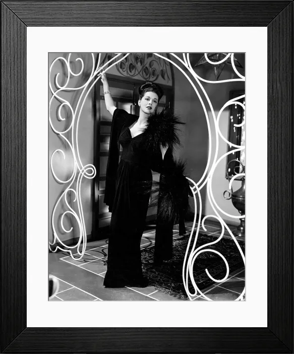 Framed Print : TANGIER, Maria Montez (in a gown by Travis Banton ), 1946