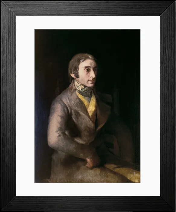Framed Print : GOYA Y LUCIENTES, Francisco de (1746-1828). Don Manuel Silvela. 1809-1812. Oil on canvas. SPAIN. Madrid. Prado Museum