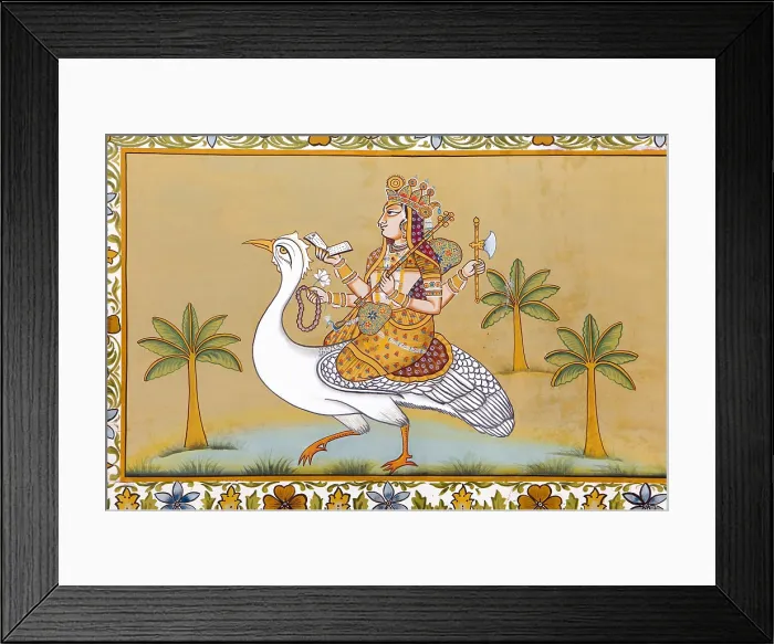 Framed Print : INDIA. Jodhpur. Mehrangarh Fort. Detail of Jayapol gate built by Maharaja Man Singh in 1806 to commemorate his victories over Jaipur and Bikaner. Hindu art. Painting