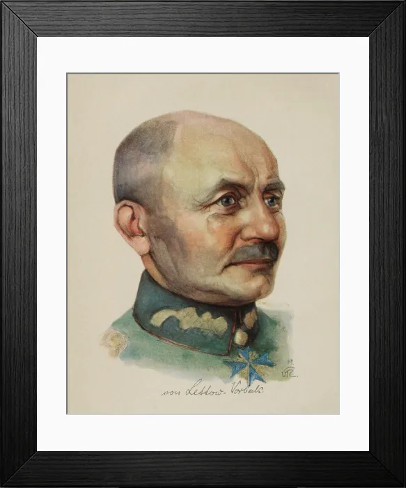 Framed Print : World War 1 in Africa. Paul Emil von Lettow-Vorbeck was commander German East Africa forces in World War 1 campaign