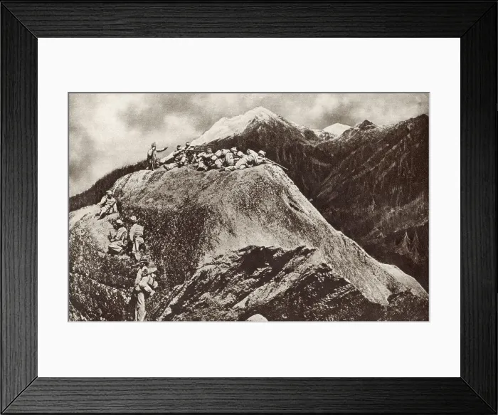 Framed Print : World War 1 in the Italian and Austria Alps Framed Print : World War 1 in the Italian and Austria Alps