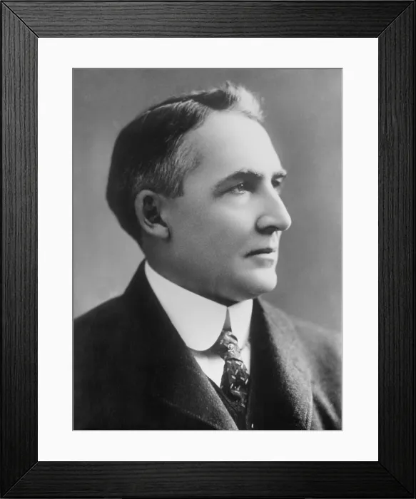 Framed Print : Warren Harding, 29th President of the United States ca. 1900. He was the owner and editor of a successful daily newspaper The Marion Star