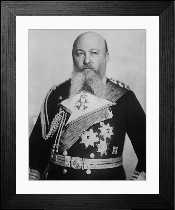 Framed Print : Admiral Alfred von Tirpitz, c. 1915, enlarged the German Navy to a strength that threatened Britain