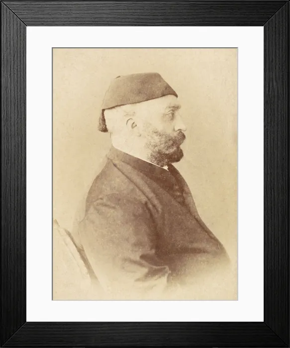 Framed Print : Ottoman Sultan Abdulaziz reigned from 1861 until his disposition in May 1876