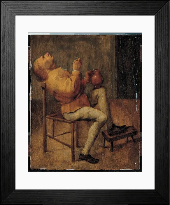 Framed Print : Quast Pieter Jansz, The Smoker, 17th Century, tavola di quercia, Formerly Switzerland, Lugano-Castagnola, Villa Favorita Framed Print : Quast Pieter Jansz, The Smoker, 17th Century, tavola di quercia, Formerly Switzerland, Lugano-Castagnola, Villa Favorita