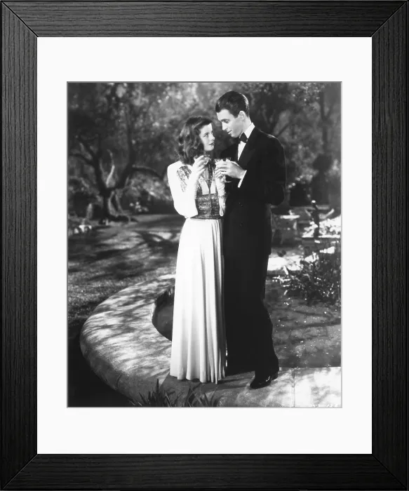 Framed Print : THE PHILADELPHIA STORY, Katharine Hepburn, James Stewart, 1940 Framed Print : THE PHILADELPHIA STORY, Katharine Hepburn, James Stewart, 1940