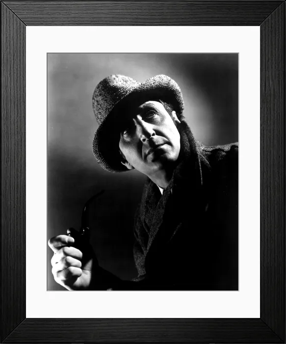 Framed Print : THE PEARL OF DEATH, Basil Rathbone, 1944