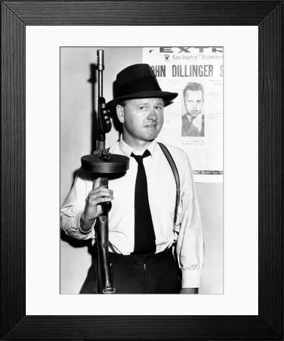 Framed Print : BABY FACE NELSON, Mickey Rooney, 1957