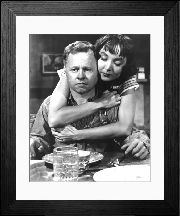 Framed Print : BABY FACE NELSON, Mickey Rooney, Carolyn Jones, 1957