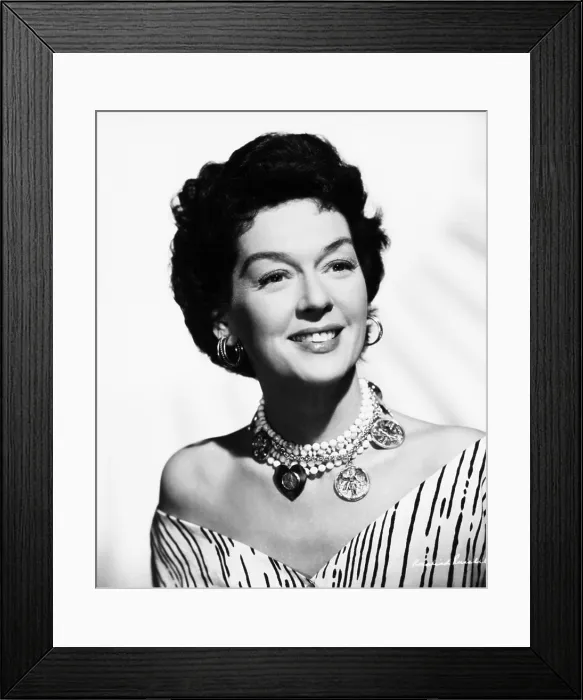 Framed Print : PICNIC, Rosalind Russell, 1955 Framed Print : PICNIC, Rosalind Russell, 1955