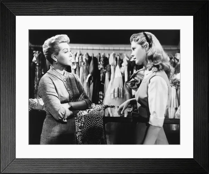 Framed Print : PEYTON PLACE, from left: Lana Turner, Diane Varsi, 1957, TM & Copyright 20th Century Fox Film Corp. / courtesy Everett Collection Framed Print : PEYTON PLACE, from left: Lana Turner, Diane Varsi, 1957, TM & Copyright 20th Century Fox Film Corp. / courtesy Everett Collection