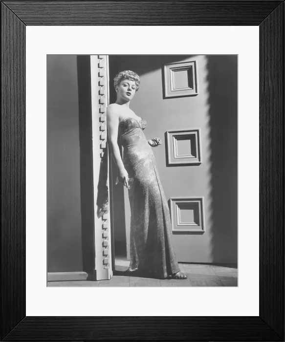 Framed Print : TAKE ONE FALSE STEP, Shelley Winters, 1949
