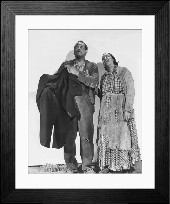 Framed Print : TALES OF MANHATTAN, from left: Paul Robson, Ethel Waters, 1942, TM & Copyright 20th Century Fox Film Corp. / courtesy Everett Collection
