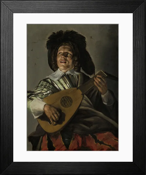 Framed Print : The Serenade, by Judith Leyster, 1629, Dutch painting, oil on canvas. Leyster's was a successful woman painter influenced by Frans Hals Framed Print : The Serenade, by Judith Leyster, 1629, Dutch painting, oil on canvas. Leyster's was a successful woman painter influenced by Frans Hals