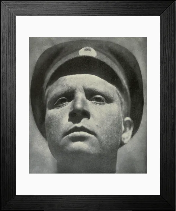 Framed Print : Maria Bochkarieva, woman soldier of the Russian Revolution. 1917