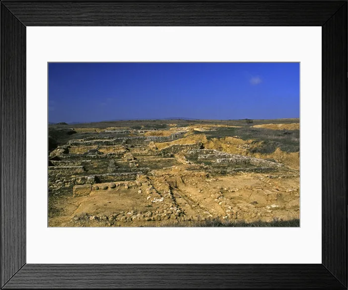 Framed Print : SPAIN. CASTILE AND LEON. Villasabariega. Lancia. Astur-Roman city from 1st-4th c. View of the archaeological site Framed Print : SPAIN. CASTILE AND LEON. Villasabariega. Lancia. Astur-Roman city from 1st-4th c. View of the archaeological site