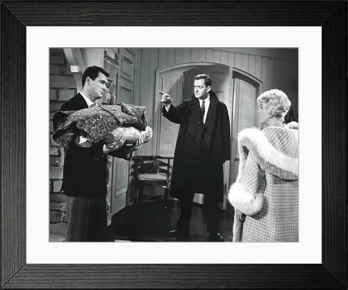 Framed Print : PILLOW TALK, Rock Hudson, Tony Randall, Doris Day, 1959 Framed Print : PILLOW TALK, Rock Hudson, Tony Randall, Doris Day, 1959