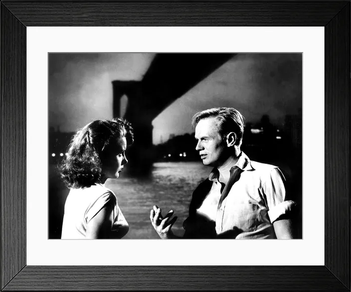 Framed Print : PICKUP ON SOUTH STREET, Jean Peters, Richard Widmark, 1953, TM and Copyright (c) 20th Century-Fox Film Corp. All Rights Reserved Framed Print : PICKUP ON SOUTH STREET, Jean Peters, Richard Widmark, 1953, TM and Copyright (c) 20th Century-Fox Film Corp. All Rights Reserved
