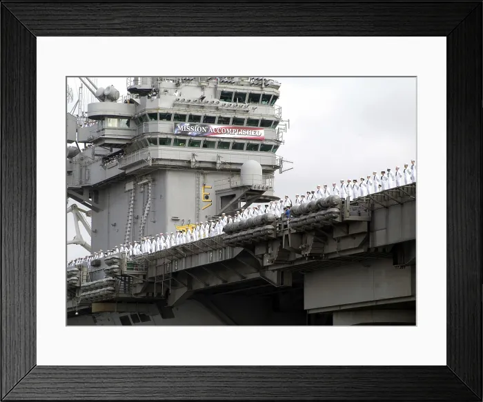 Framed Print : USS Abraham Lincoln arrives at San Diego returning from a 10-month deployment in Arabian Gulf Framed Print : USS Abraham Lincoln arrives at San Diego returning from a 10-month deployment in Arabian Gulf
