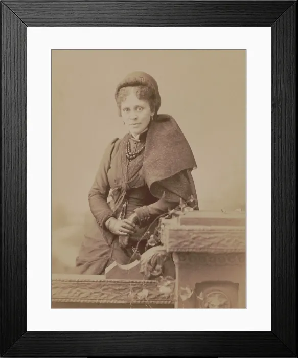 Framed Print : Hallie Quinn Brown, was an African American educator and activist, and popular speaker. She traveled for Wilberforce College, performing as an elocutionist, a public reader Framed Print : Hallie Quinn Brown, was an African American educator and activist, and popular speaker. She traveled for Wilberforce College, performing as an elocutionist, a public reader