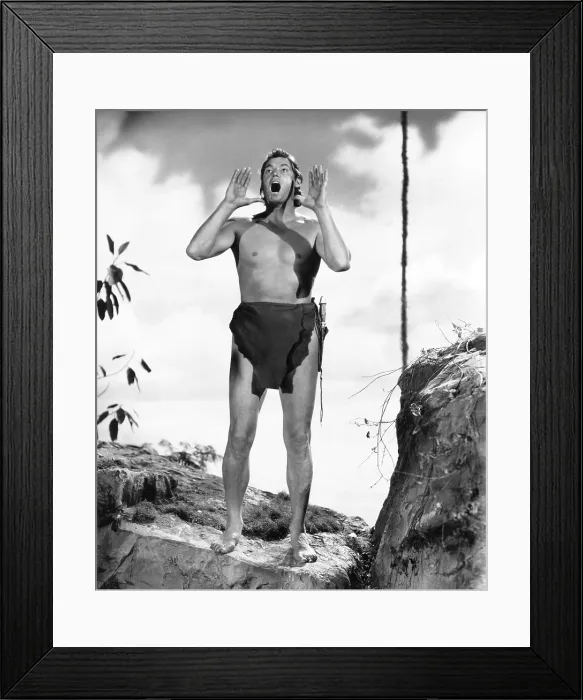 Framed Print : TARZAN'S SECRET TREASURE, Johnny Weissmuller, 1941 Framed Print : TARZAN'S SECRET TREASURE, Johnny Weissmuller, 1941
