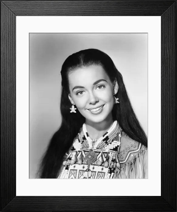 Framed Print : TAZA, SON OF COCHISE, Barbara Rush, 1954