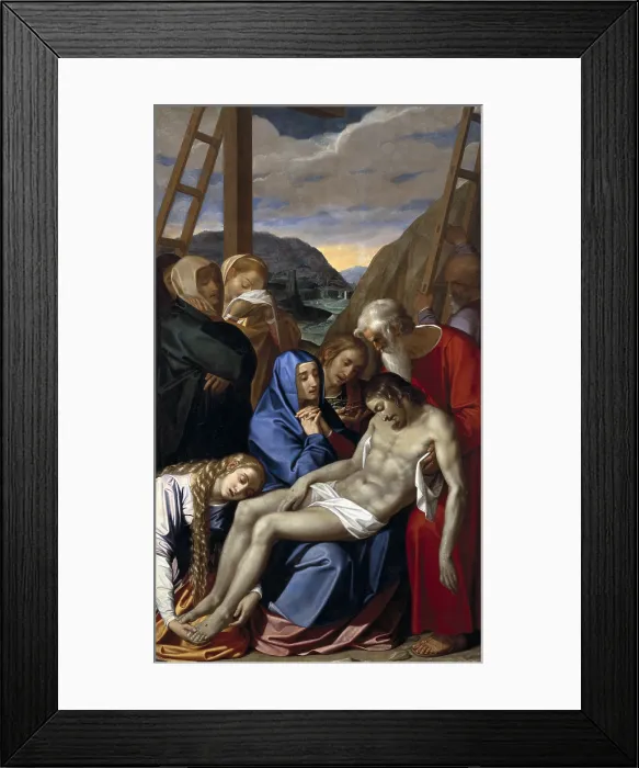 Framed Print : PULZONE, Scipione (Il Gaetano) (1550-1598). The Lamentation. 1591. Renaissance art. Cinquecento. Oil on canvas. UNITED STATES OF AMERICA. New York City Framed Print : PULZONE, Scipione (Il Gaetano) (1550-1598). The Lamentation. 1591. Renaissance art. Cinquecento. Oil on canvas. UNITED STATES OF AMERICA. New York City