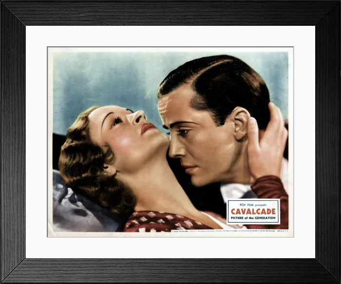 Framed Print : CAVALCADE, from left, Margaret Lindsay, John Warburton, 1933, TM and Copyright 20th Century Fox Film Corp. All rights reserved. Courtesy: Everett Collection