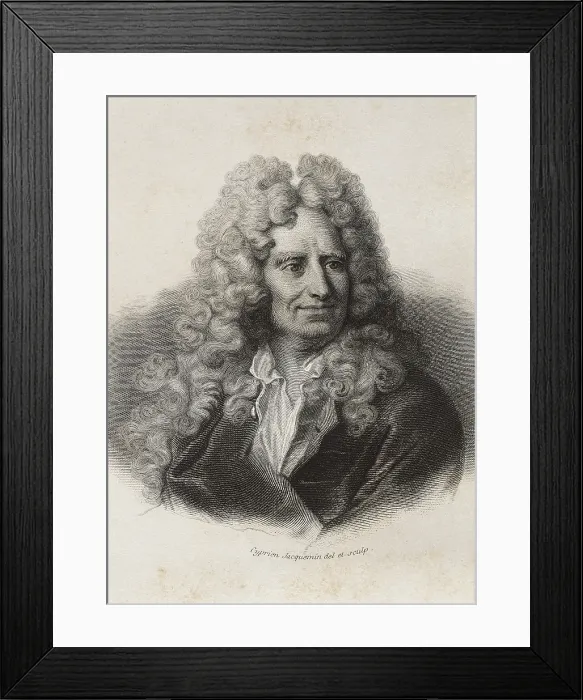 Framed Print : BOILEAU, Nicolas, also called 'Boileau-Despreaux' (1631-1711). French poet. Etching. - Iberfoto / Everett Collection (538965)**US SALES ONLY** Framed Print : BOILEAU, Nicolas, also called 'Boileau-Despreaux' (1631-1711). French poet. Etching. - Iberfoto / Everett Collection (538965)**US SALES ONLY**